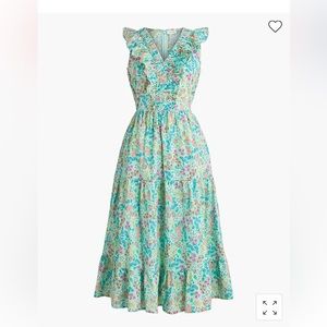 J. Crew Floral Midi Dress BRAND NEW